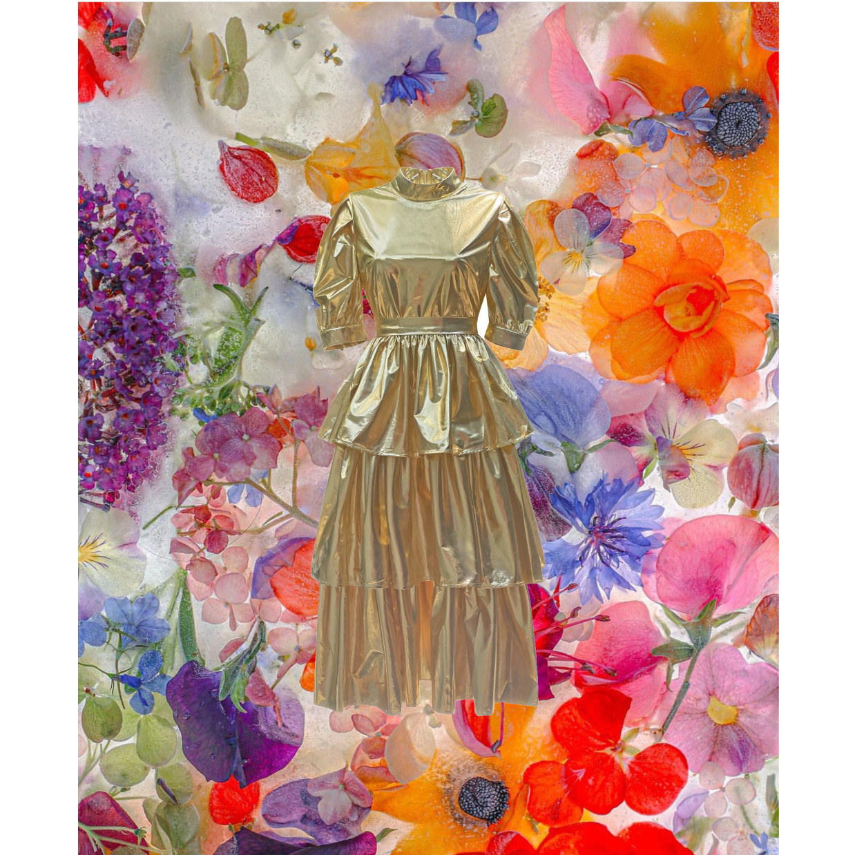 Bauble A Gold Chandelier Haus Dress