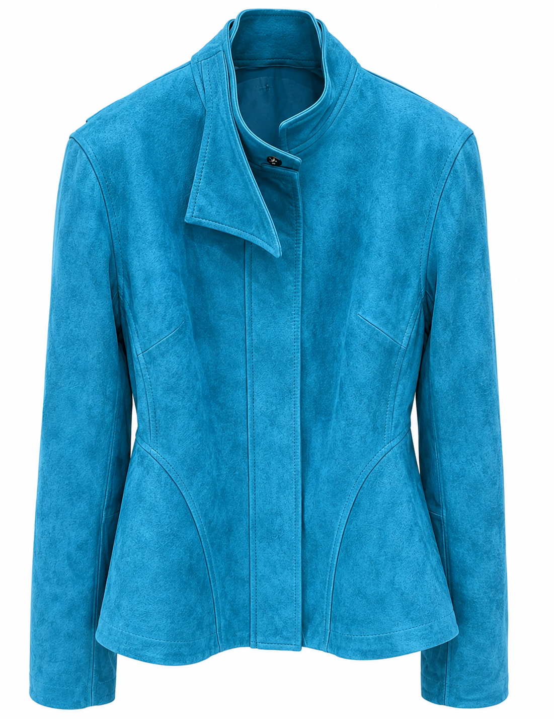 Let's Go To Paris  - Ivory Sheepskin Leather Jacket (part of a set)