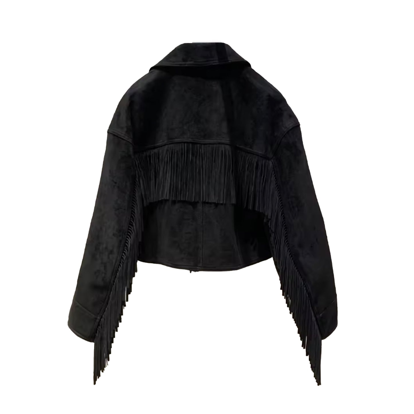 Grammy Vera Wild Heart Apache Fringe Suede Coat