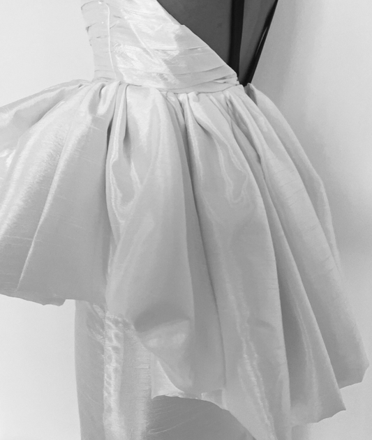 Deposit for Sarah B - Custom Dupioni Silk Dress