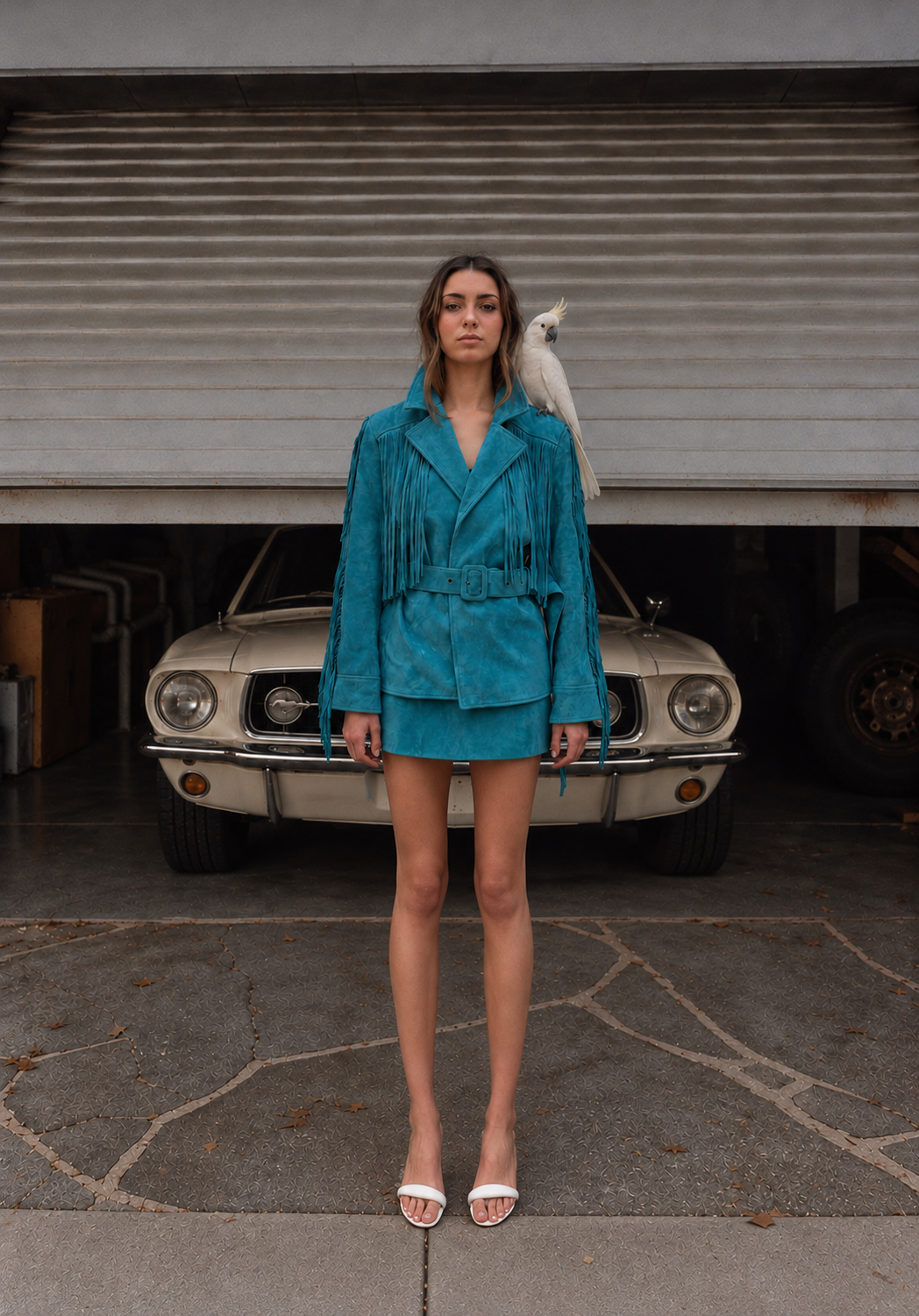 Ocean Fringe Skirt Mini