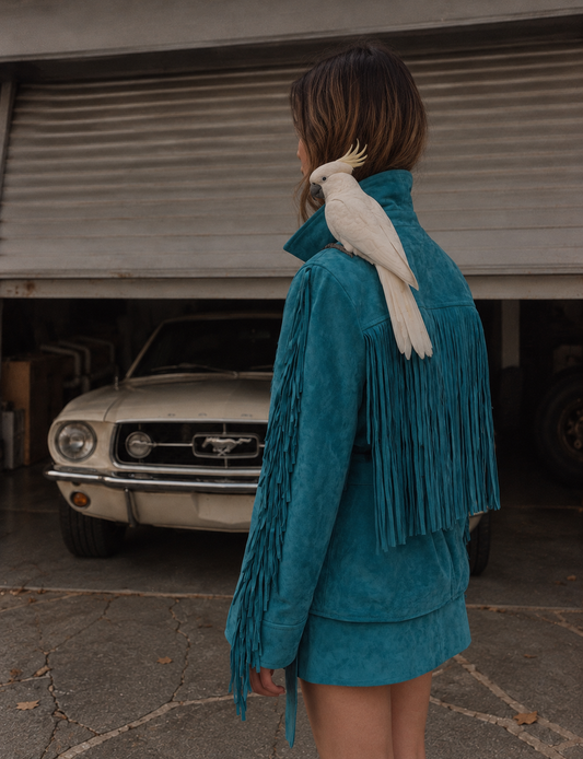 Ocean Fringe Skirt Mini