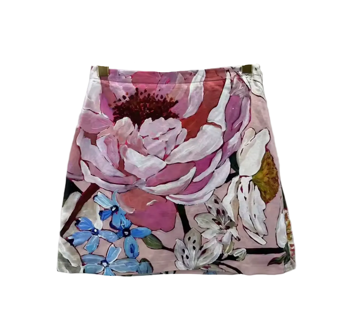 Custom Paint on Canvas Skirt