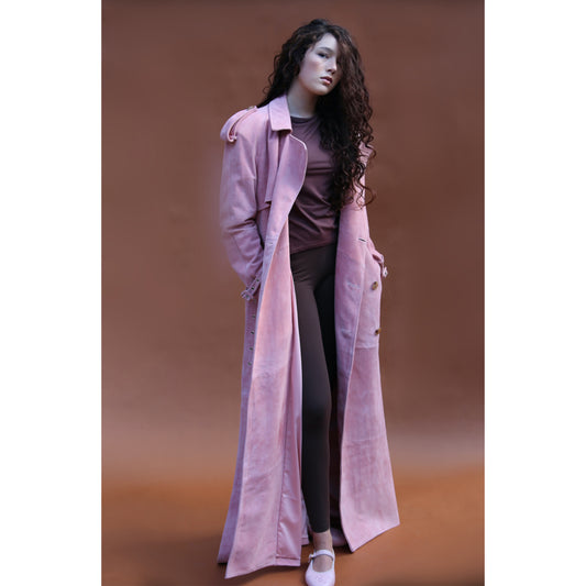 Silhouette Coat - Pilates Princess Pink Suede